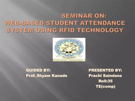 Web based attendance mgt system using RFID 